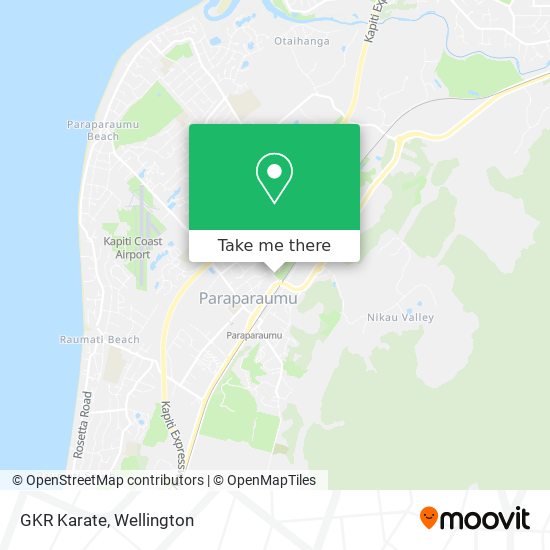 GKR Karate map