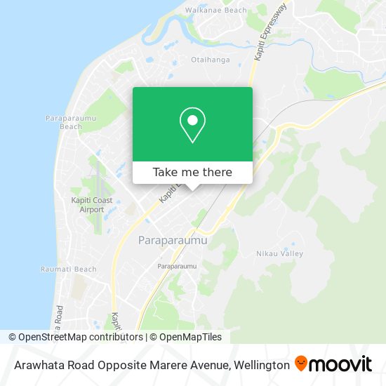 Arawhata Road Opposite Marere Avenue map