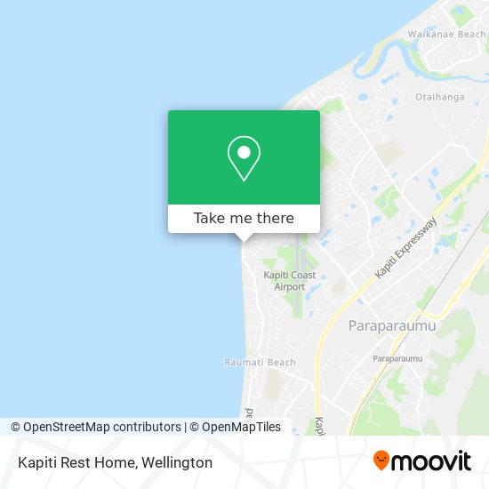Kapiti Rest Home map