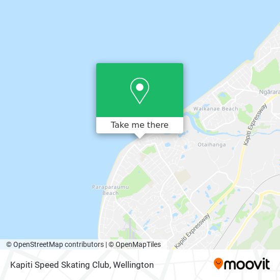 Kapiti Speed Skating Club map