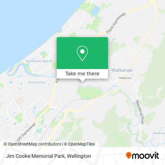 Jim Cooke Memorial Park map