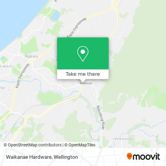 Waikanae Hardware map