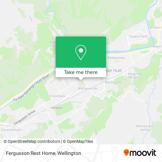 Fergusson Rest Home map