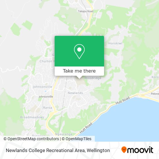 Newlands College Recreational Area map