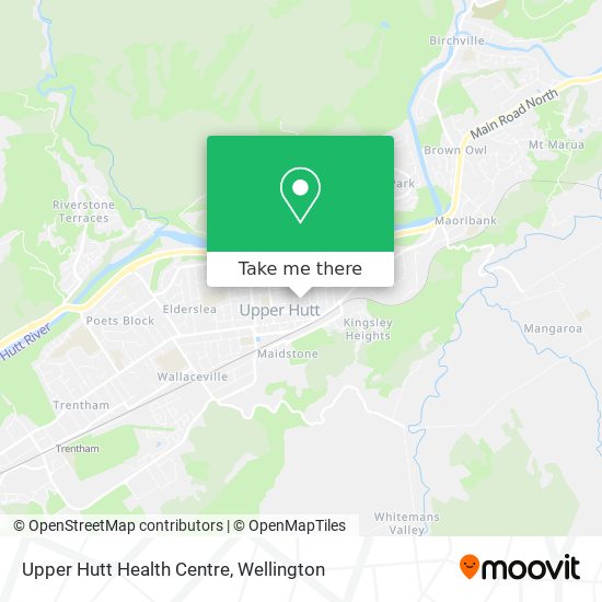 Upper Hutt Health Centre map