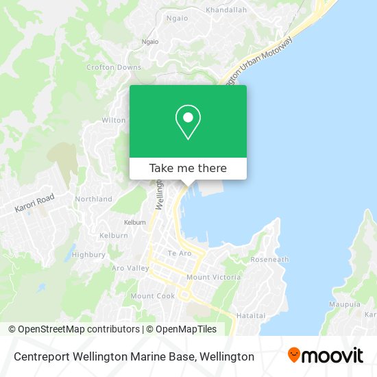 Centreport Wellington Marine Base map