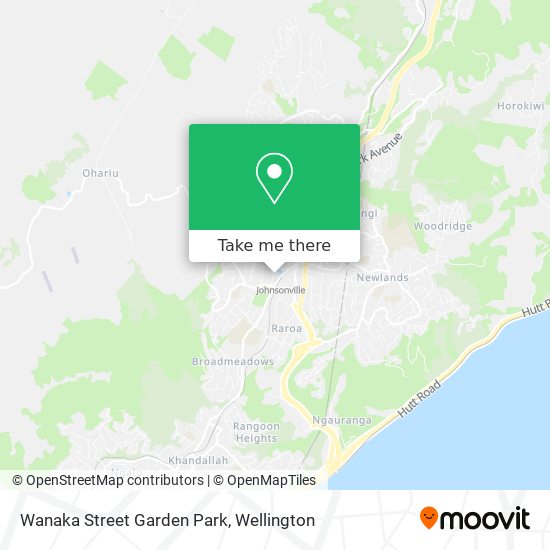 Wanaka Street Garden Park map