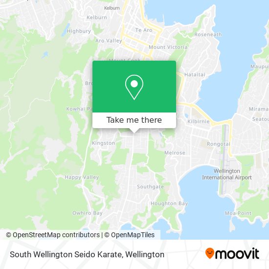 South Wellington Seido Karate map
