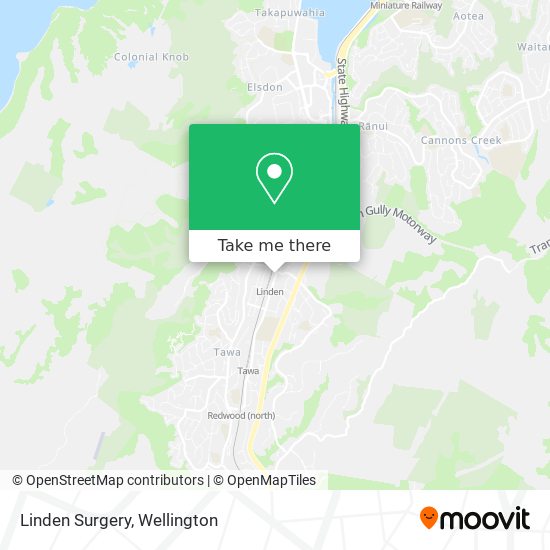 Linden Surgery map