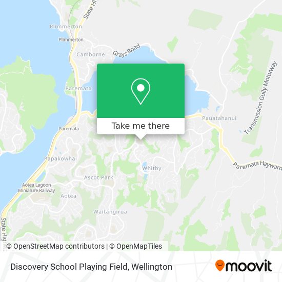 Discovery School Playing Field map