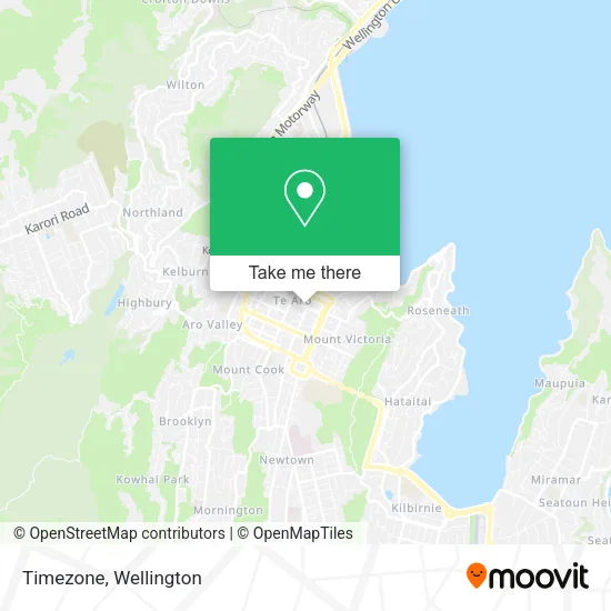 Timezone map