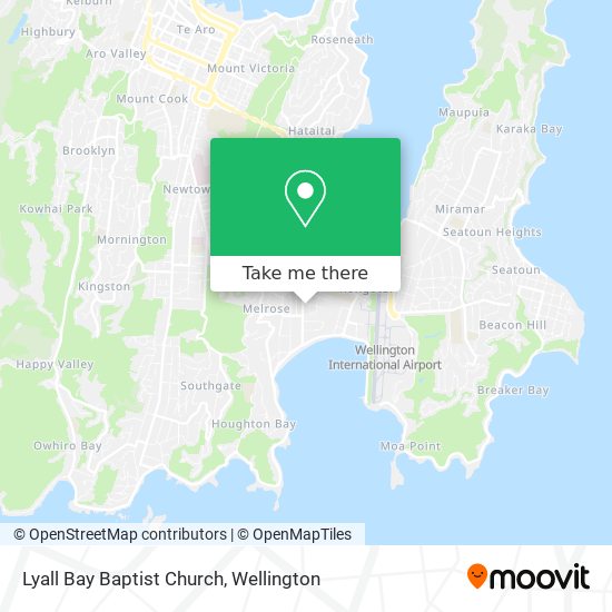 Lyall Bay Baptist Church map