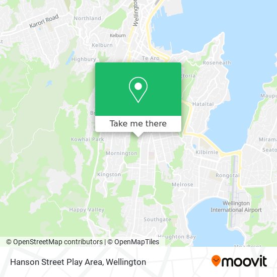 Hanson Street Play Area map