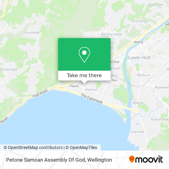 Petone Samoan Assembly Of God map