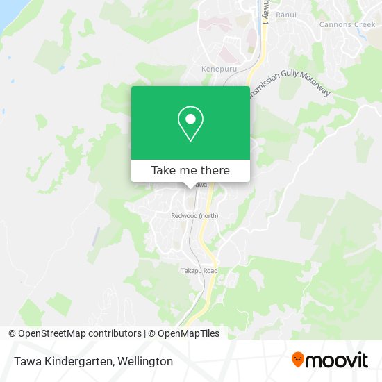 Tawa Kindergarten map