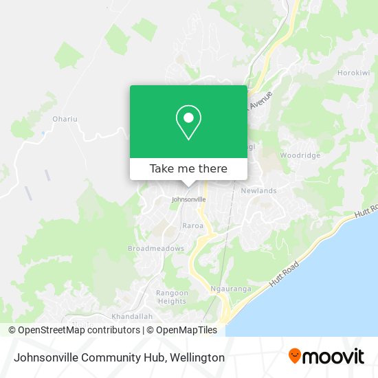 Johnsonville Community Hub map