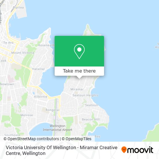 Victoria University Of Wellington - Miramar Creative Centre map