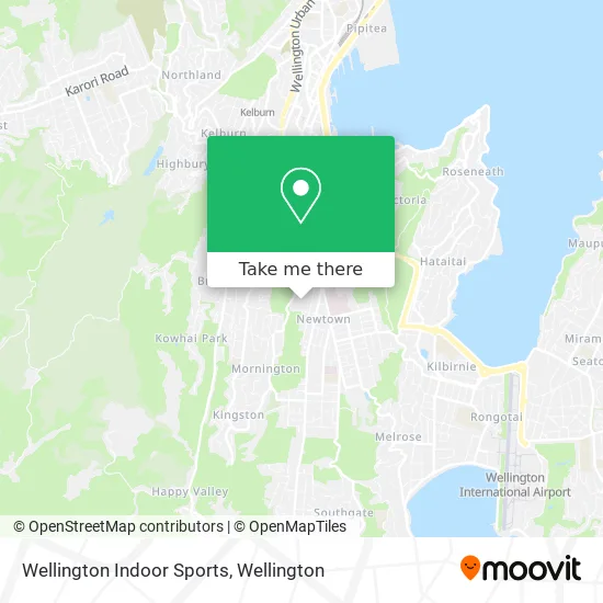 Wellington Indoor Sports map