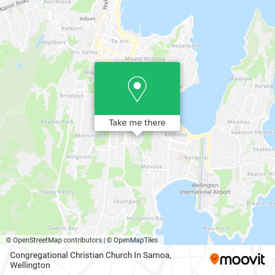 Congregational Christian Church In Samoa map