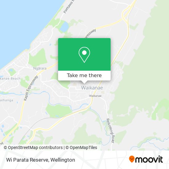 Wi Parata Reserve map