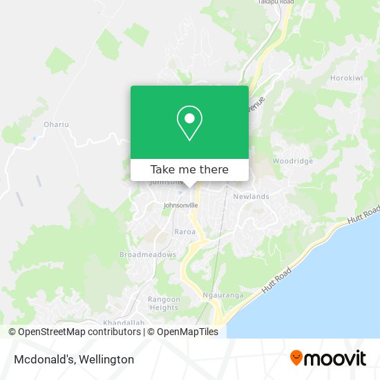 Mcdonald's map