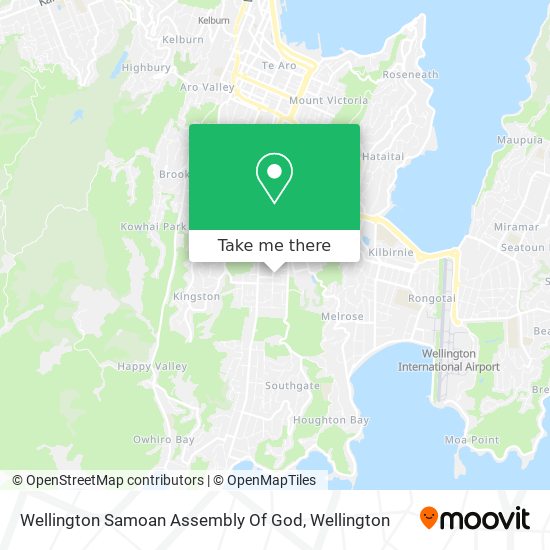 Wellington Samoan Assembly Of God map
