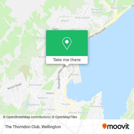 The Thorndon Club map