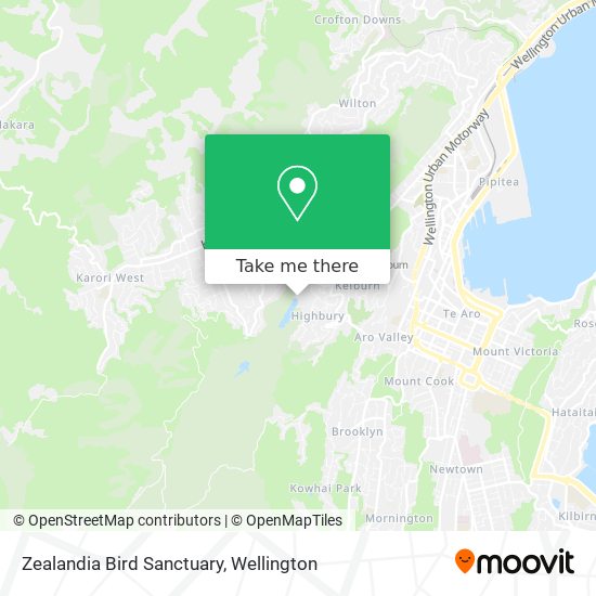 Zealandia Bird Sanctuary map