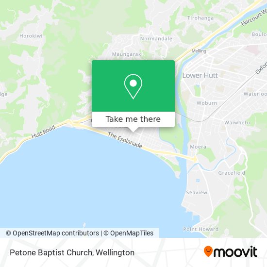 Petone Baptist Church map