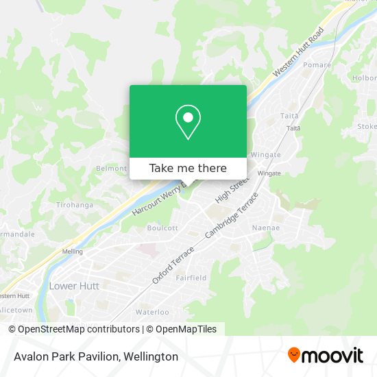 Avalon Park Pavilion map