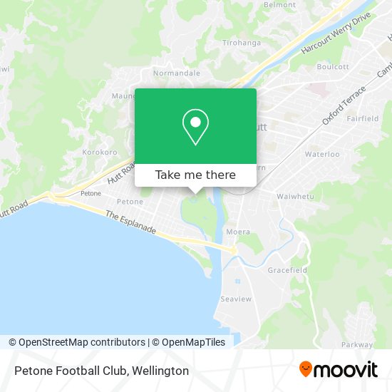 Petone Football Club map