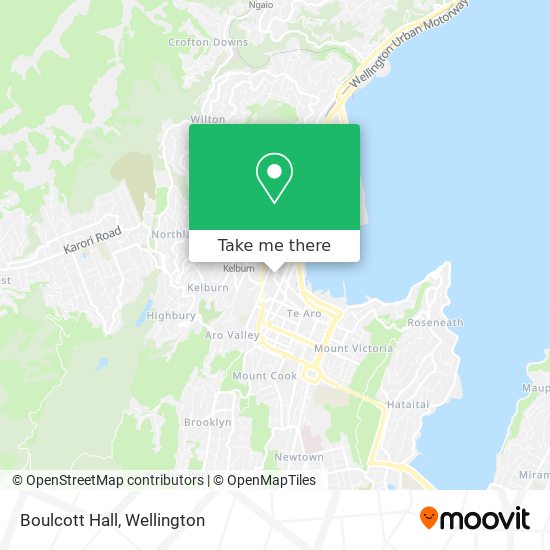 Boulcott Hall map