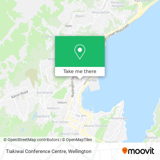 Tiakiwai Conference Centre map