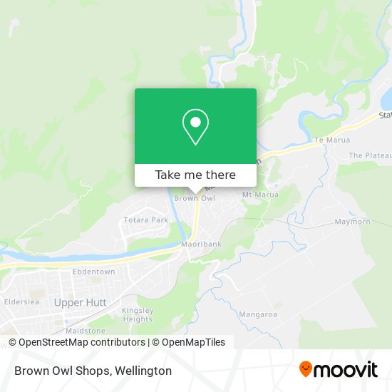 Brown Owl Shops map