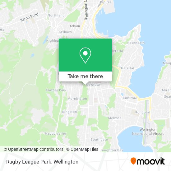 Rugby League Park map