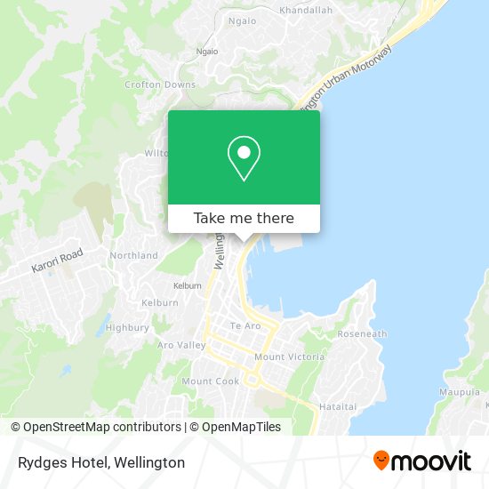 Rydges Hotel map