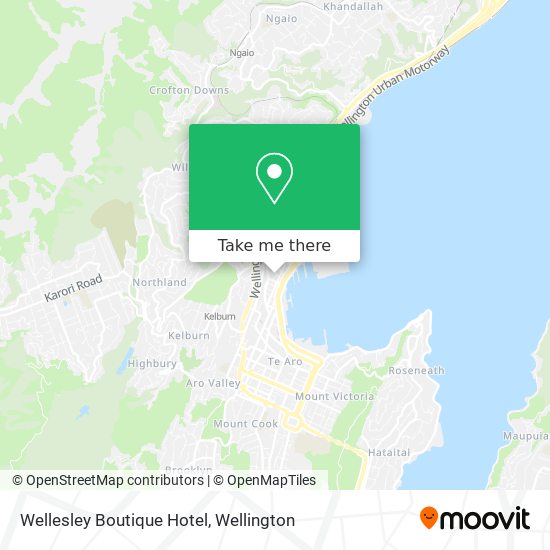 Wellesley Boutique Hotel map