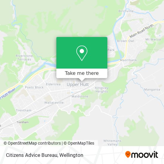 Citizens Advice Bureau map