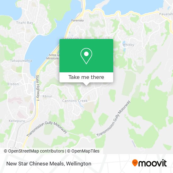 New Star Chinese Meals map