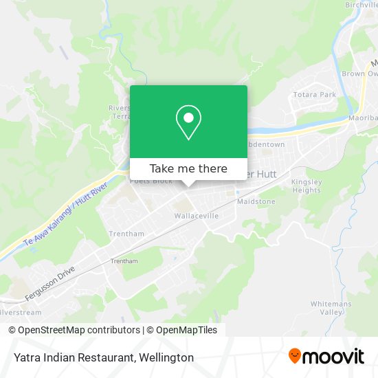 Yatra Indian Restaurant map