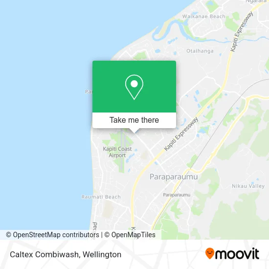 Caltex Combiwash map