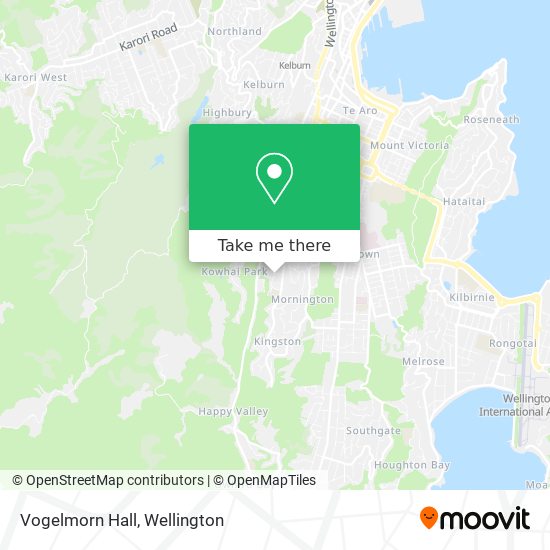 Vogelmorn Hall map