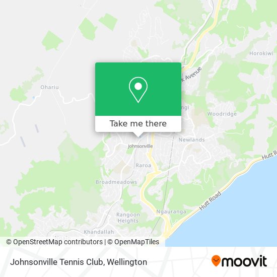 Johnsonville Tennis Club map