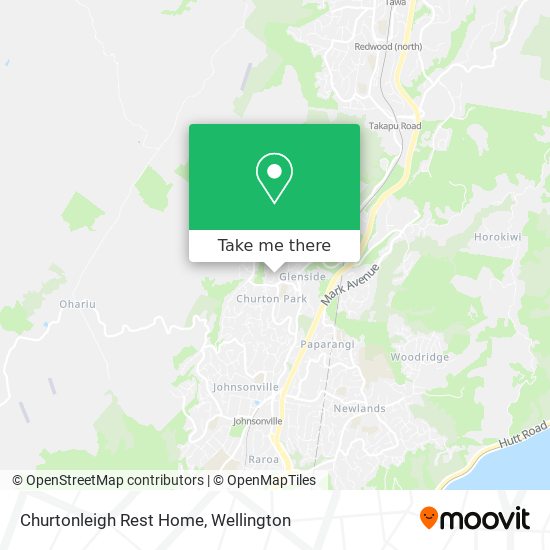 Churtonleigh Rest Home map