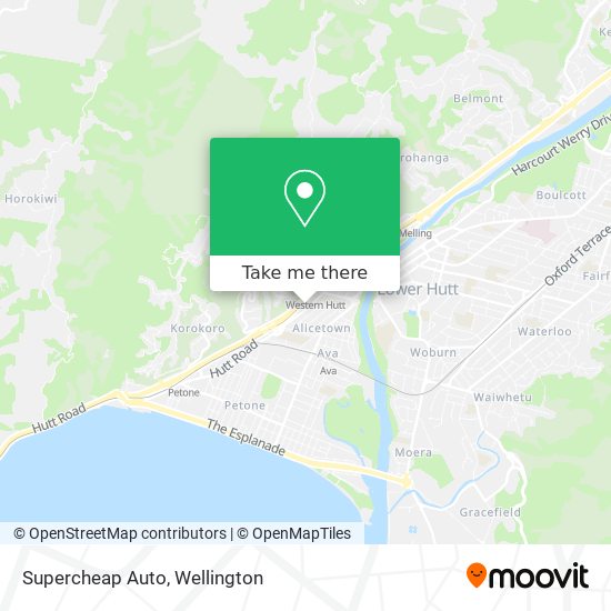 Supercheap Auto map