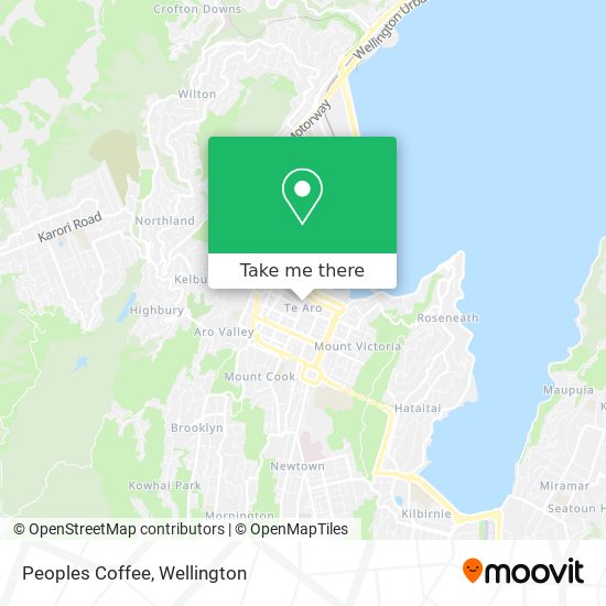 Peoples Coffee map