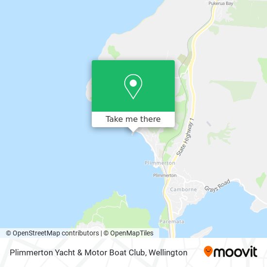 Plimmerton Yacht & Motor Boat Club map