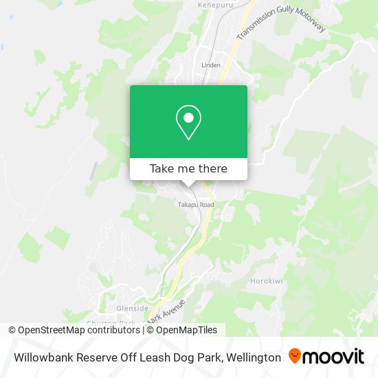 Willowbank Reserve Off Leash Dog Park map