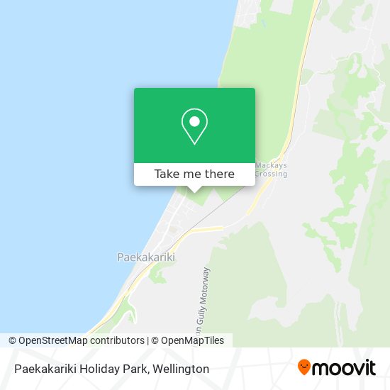 Paekakariki Holiday Park map