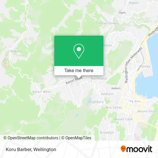 Koru Barber map
